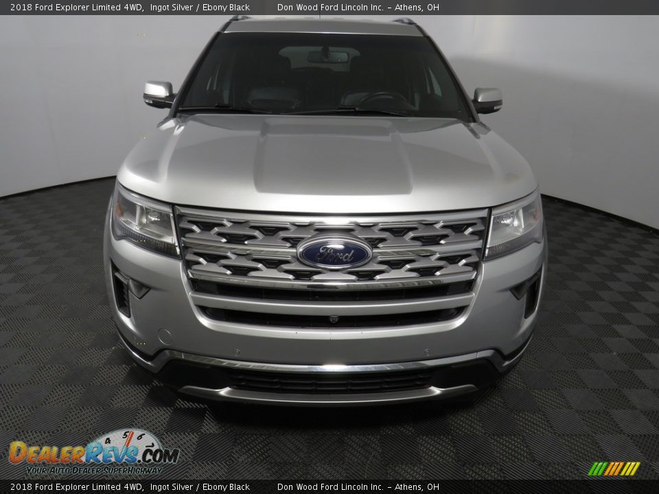 2018 Ford Explorer Limited 4WD Ingot Silver / Ebony Black Photo #4