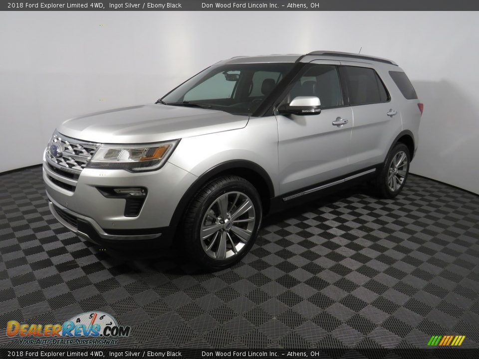 2018 Ford Explorer Limited 4WD Ingot Silver / Ebony Black Photo #7