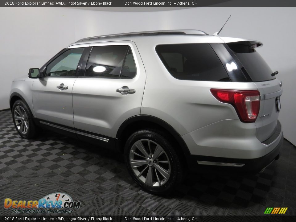 2018 Ford Explorer Limited 4WD Ingot Silver / Ebony Black Photo #9