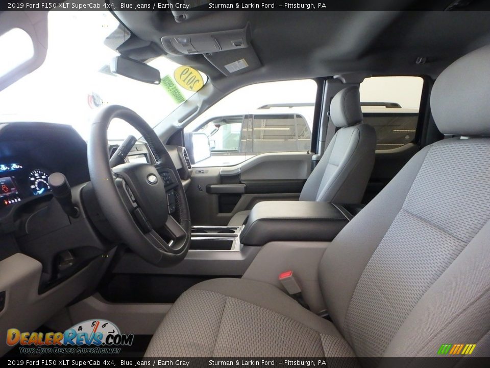2019 Ford F150 XLT SuperCab 4x4 Blue Jeans / Earth Gray Photo #6