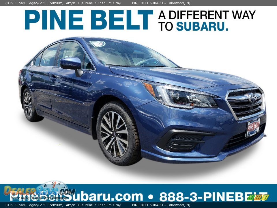 2019 Subaru Legacy 2.5i Premium Abyss Blue Pearl / Titanium Gray Photo #1