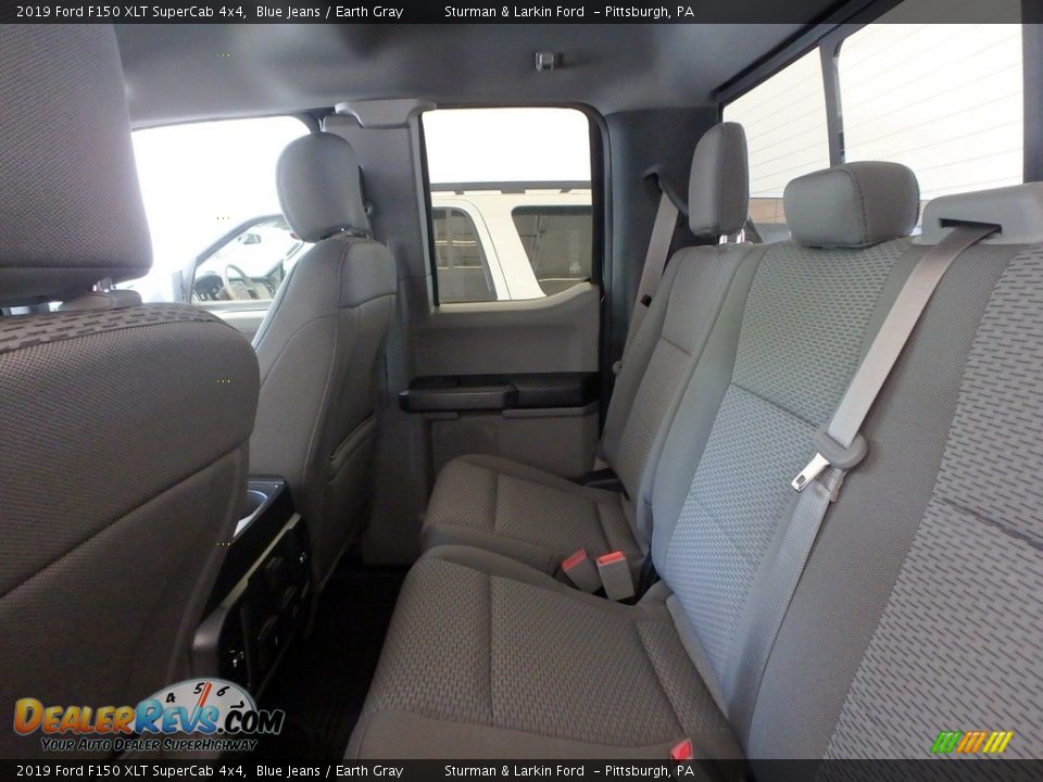2019 Ford F150 XLT SuperCab 4x4 Blue Jeans / Earth Gray Photo #7