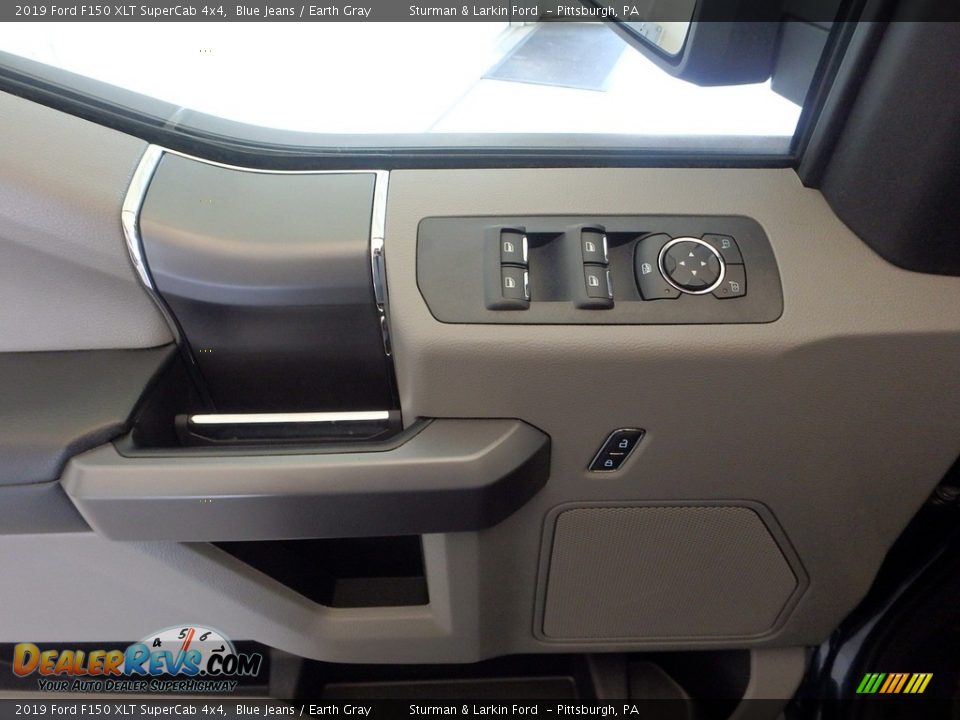 2019 Ford F150 XLT SuperCab 4x4 Blue Jeans / Earth Gray Photo #10