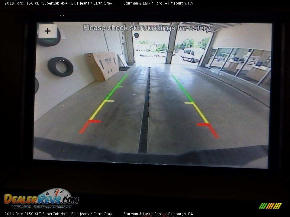 2019 Ford F150 XLT SuperCab 4x4 Blue Jeans / Earth Gray Photo #12