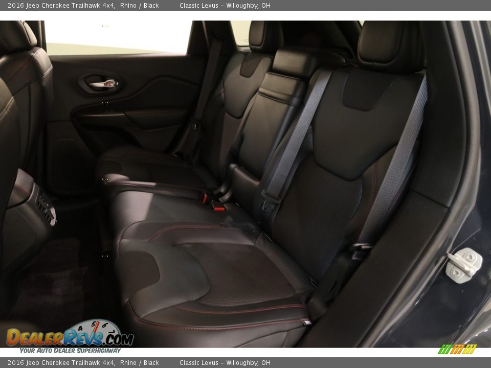 2016 Jeep Cherokee Trailhawk 4x4 Rhino / Black Photo #20