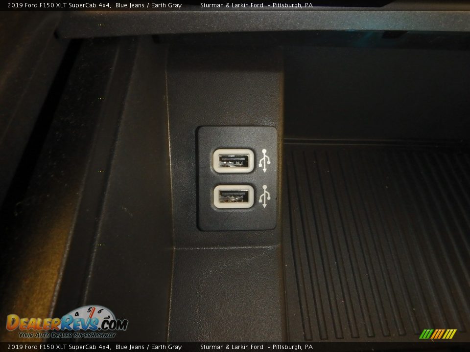 2019 Ford F150 XLT SuperCab 4x4 Blue Jeans / Earth Gray Photo #15