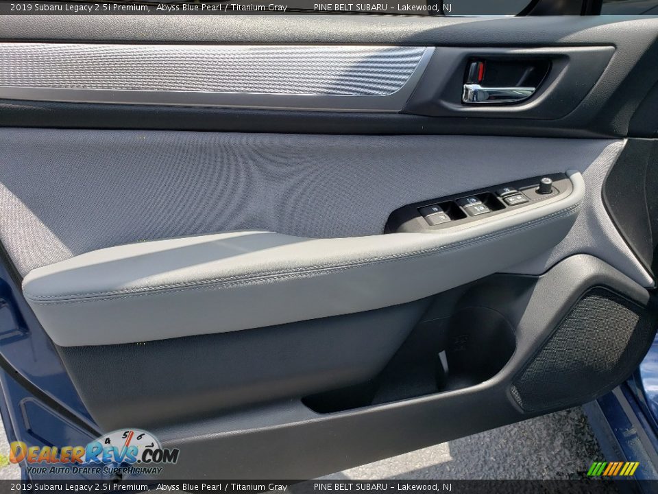 2019 Subaru Legacy 2.5i Premium Abyss Blue Pearl / Titanium Gray Photo #7