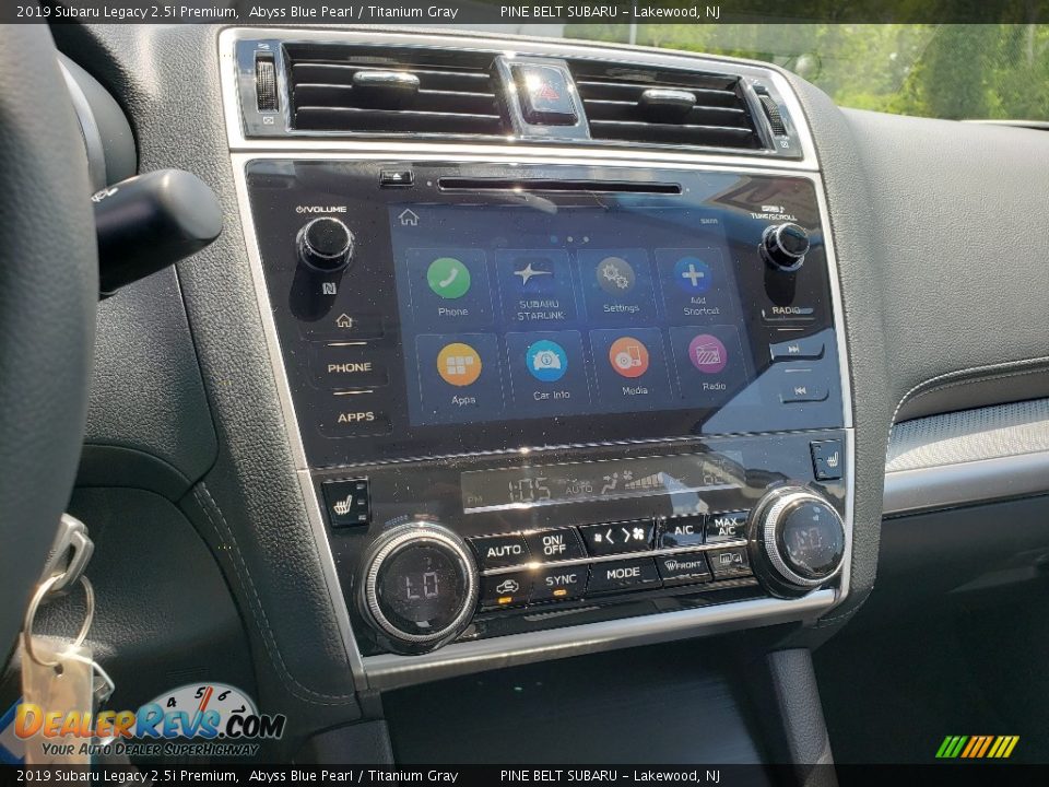 2019 Subaru Legacy 2.5i Premium Abyss Blue Pearl / Titanium Gray Photo #9