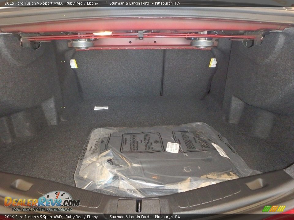 2019 Ford Fusion V6 Sport AWD Ruby Red / Ebony Photo #3