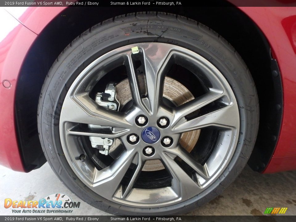 2019 Ford Fusion V6 Sport AWD Wheel Photo #6