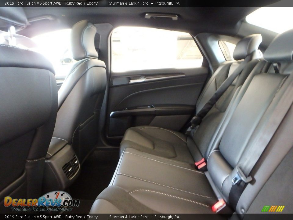 2019 Ford Fusion V6 Sport AWD Ruby Red / Ebony Photo #8