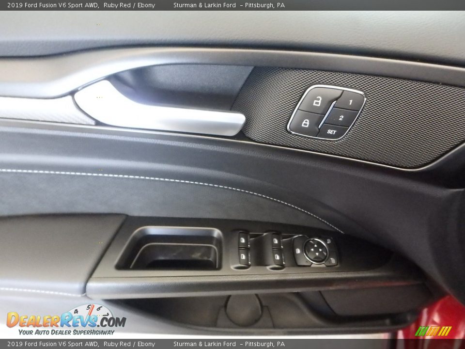 Door Panel of 2019 Ford Fusion V6 Sport AWD Photo #10