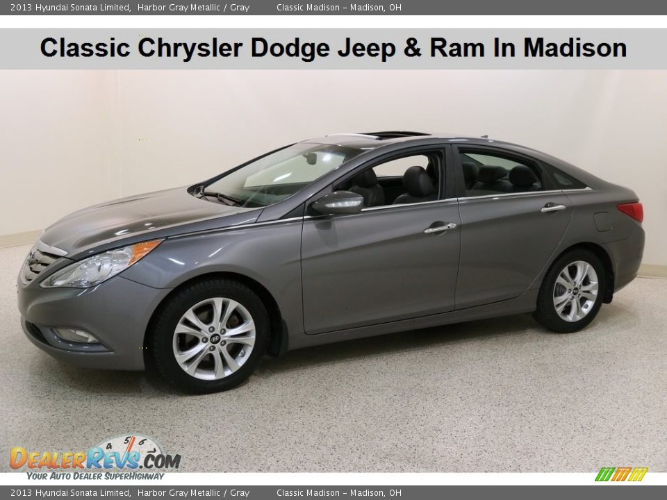 2013 Hyundai Sonata Limited Harbor Gray Metallic / Gray Photo #1