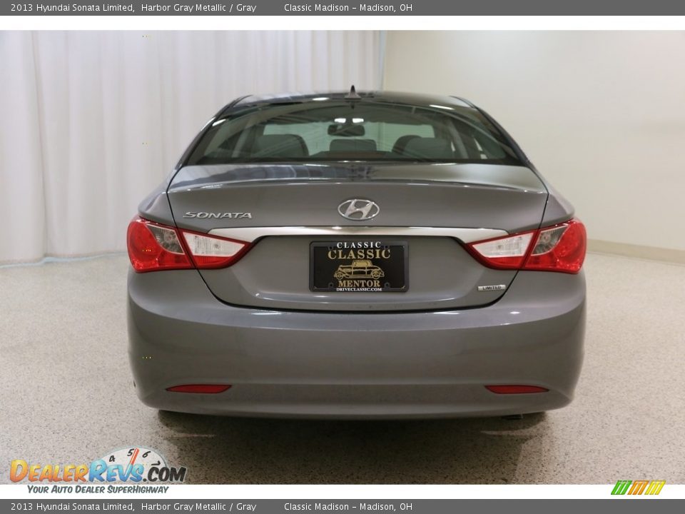 2013 Hyundai Sonata Limited Harbor Gray Metallic / Gray Photo #4