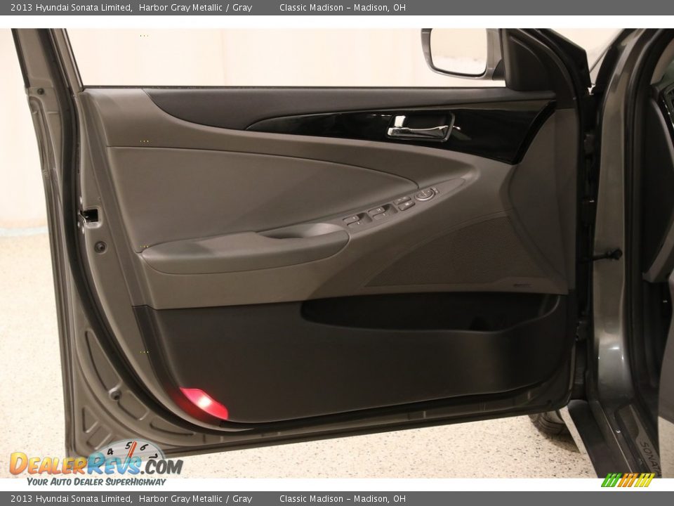 2013 Hyundai Sonata Limited Harbor Gray Metallic / Gray Photo #5