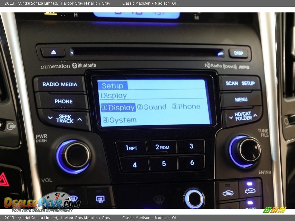 2013 Hyundai Sonata Limited Harbor Gray Metallic / Gray Photo #11