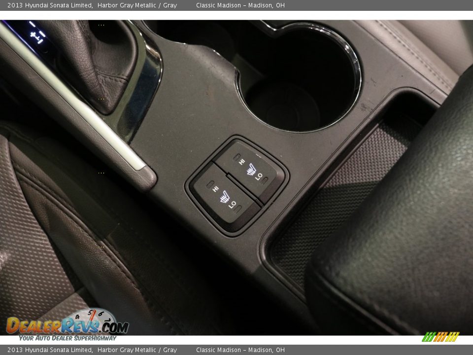 2013 Hyundai Sonata Limited Harbor Gray Metallic / Gray Photo #13