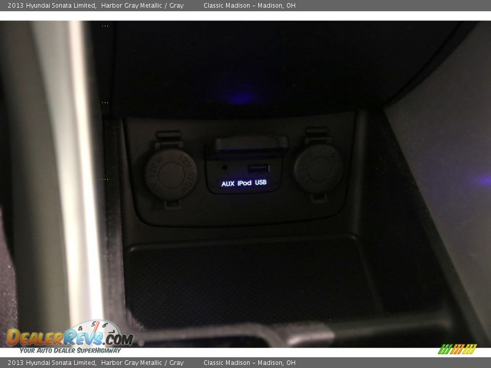 2013 Hyundai Sonata Limited Harbor Gray Metallic / Gray Photo #14