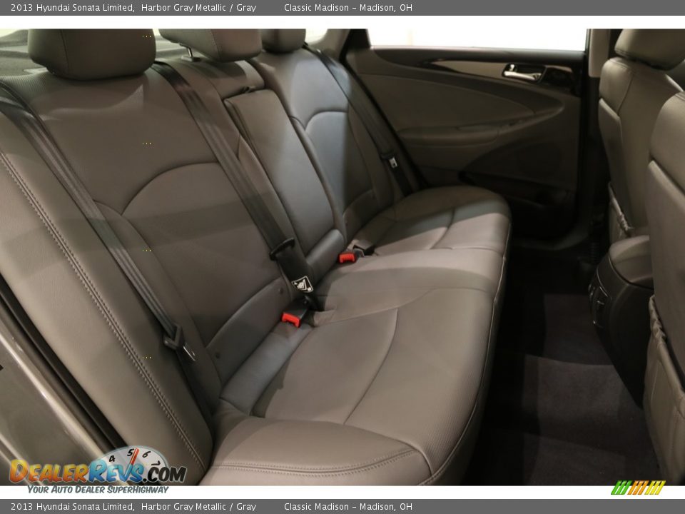 2013 Hyundai Sonata Limited Harbor Gray Metallic / Gray Photo #16