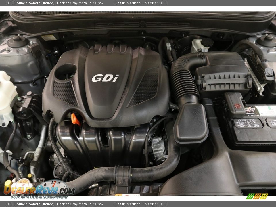 2013 Hyundai Sonata Limited Harbor Gray Metallic / Gray Photo #19