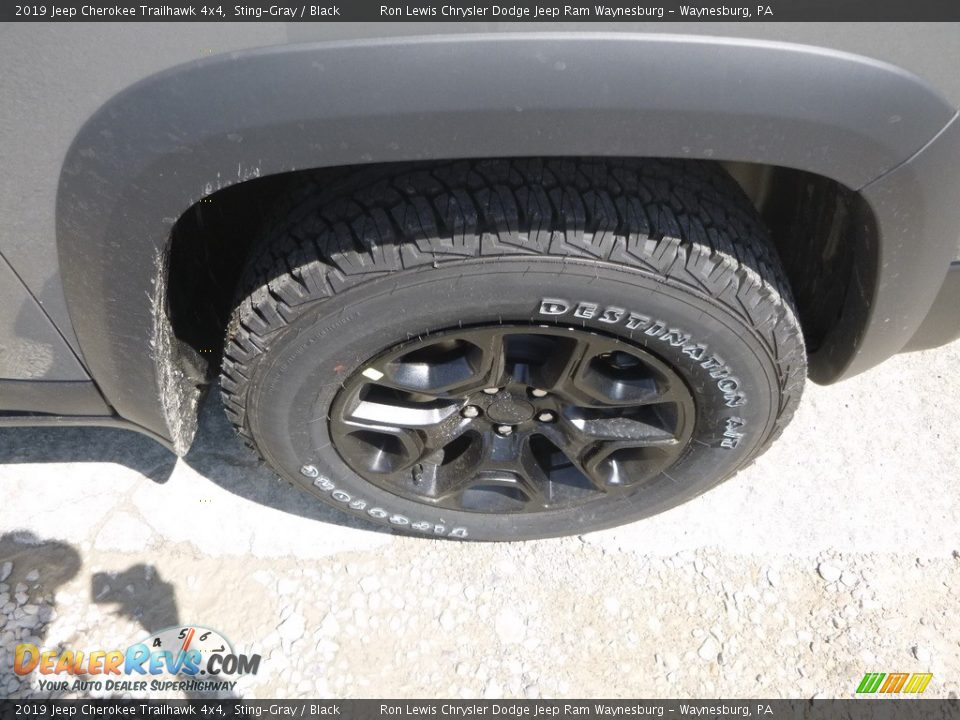 2019 Jeep Cherokee Trailhawk 4x4 Sting-Gray / Black Photo #9