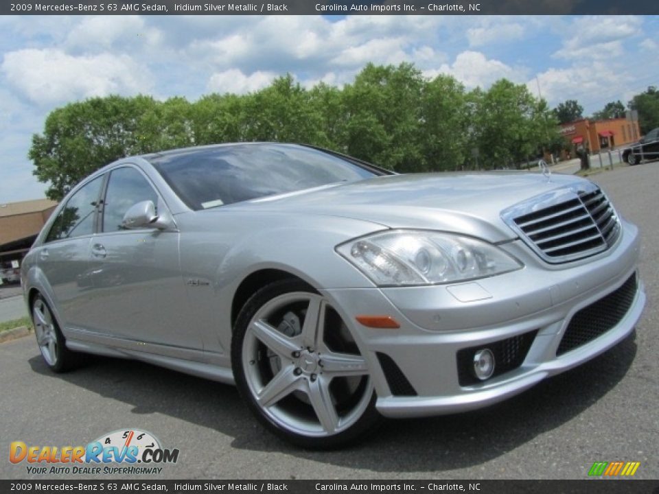 2009 Mercedes-Benz S 63 AMG Sedan Iridium Silver Metallic / Black Photo #2