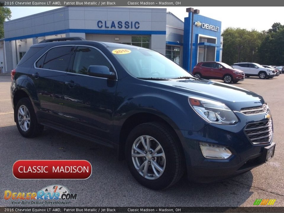 2016 Chevrolet Equinox LT AWD Patriot Blue Metallic / Jet Black Photo #1