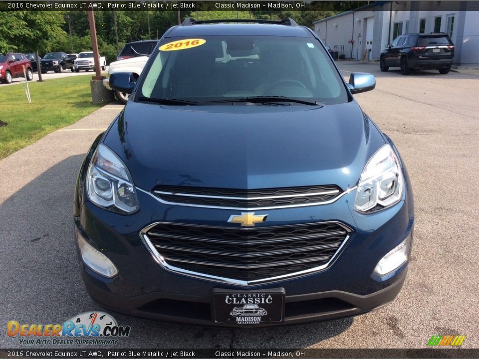2016 Chevrolet Equinox LT AWD Patriot Blue Metallic / Jet Black Photo #2