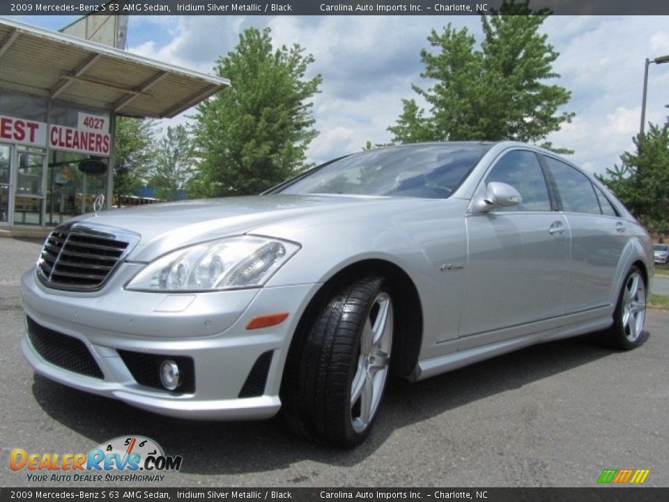 2009 Mercedes-Benz S 63 AMG Sedan Iridium Silver Metallic / Black Photo #6