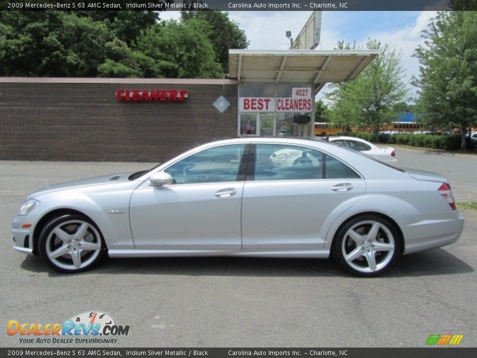 2009 Mercedes-Benz S 63 AMG Sedan Iridium Silver Metallic / Black Photo #7