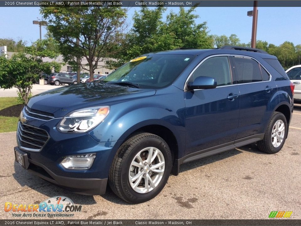 2016 Chevrolet Equinox LT AWD Patriot Blue Metallic / Jet Black Photo #3