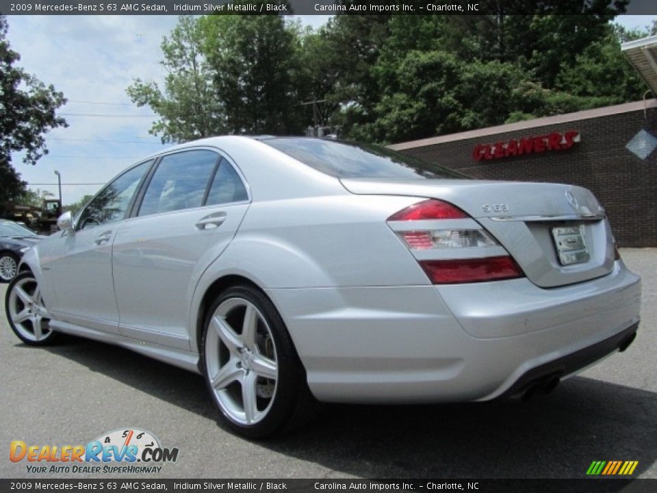 2009 Mercedes-Benz S 63 AMG Sedan Iridium Silver Metallic / Black Photo #8