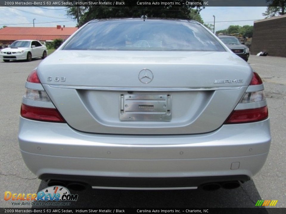 2009 Mercedes-Benz S 63 AMG Sedan Iridium Silver Metallic / Black Photo #9