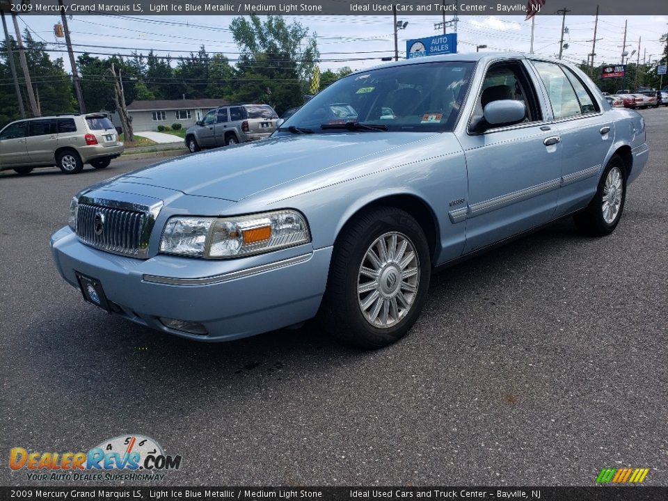 2009 Mercury Grand Marquis LS Light Ice Blue Metallic / Medium Light Stone Photo #1