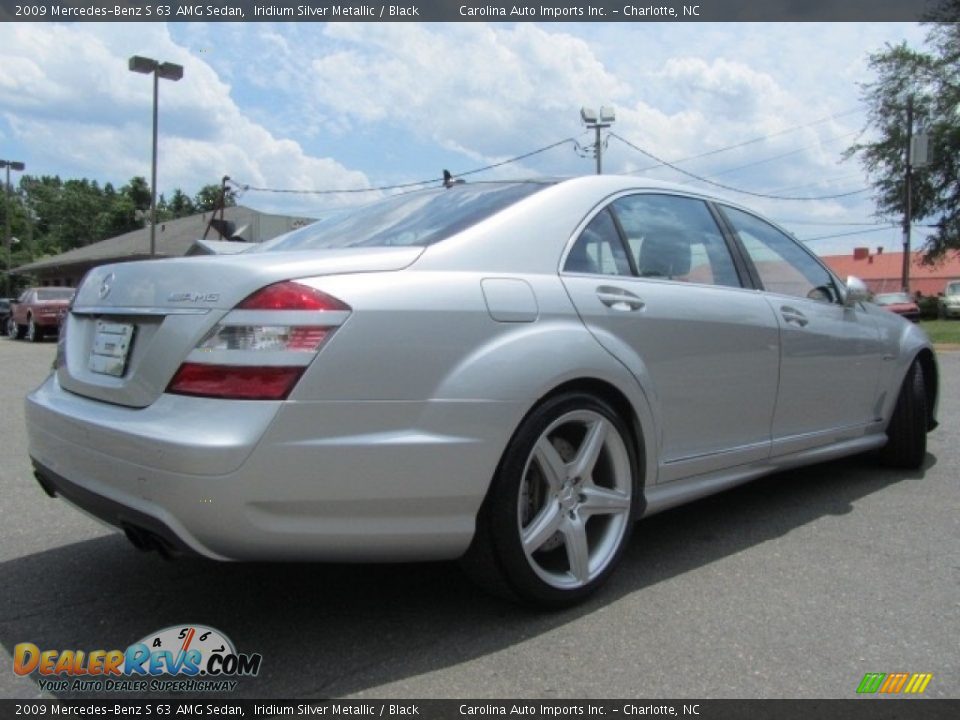 2009 Mercedes-Benz S 63 AMG Sedan Iridium Silver Metallic / Black Photo #10