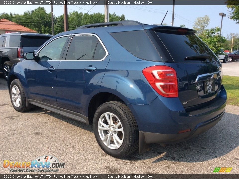 2016 Chevrolet Equinox LT AWD Patriot Blue Metallic / Jet Black Photo #5