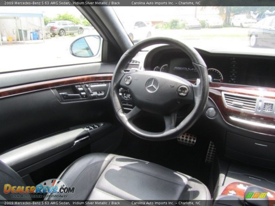 2009 Mercedes-Benz S 63 AMG Sedan Iridium Silver Metallic / Black Photo #12