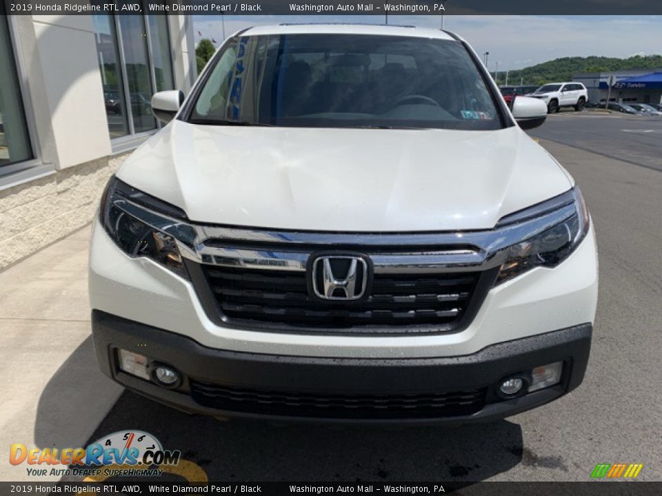 2019 Honda Ridgeline RTL AWD White Diamond Pearl / Black Photo #3