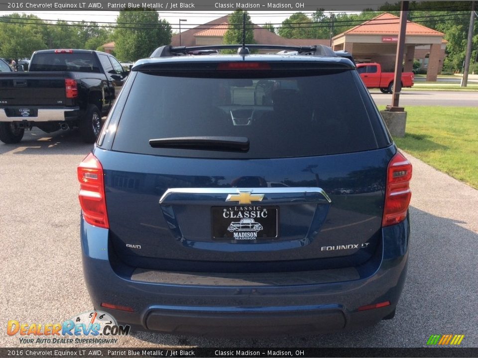 2016 Chevrolet Equinox LT AWD Patriot Blue Metallic / Jet Black Photo #6