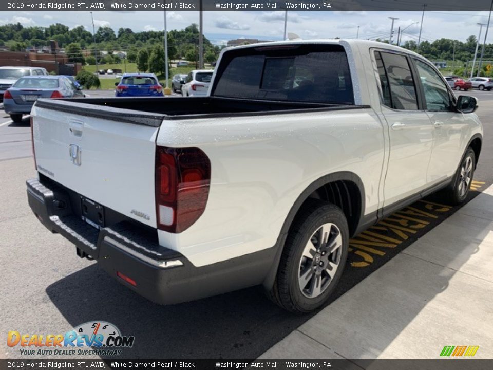 2019 Honda Ridgeline RTL AWD White Diamond Pearl / Black Photo #5