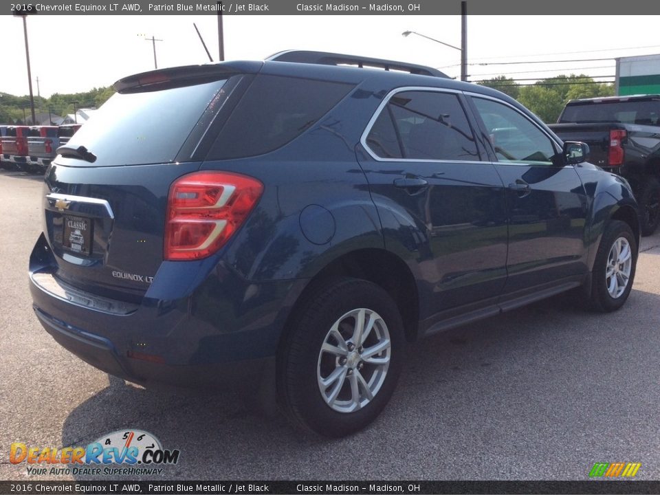2016 Chevrolet Equinox LT AWD Patriot Blue Metallic / Jet Black Photo #7