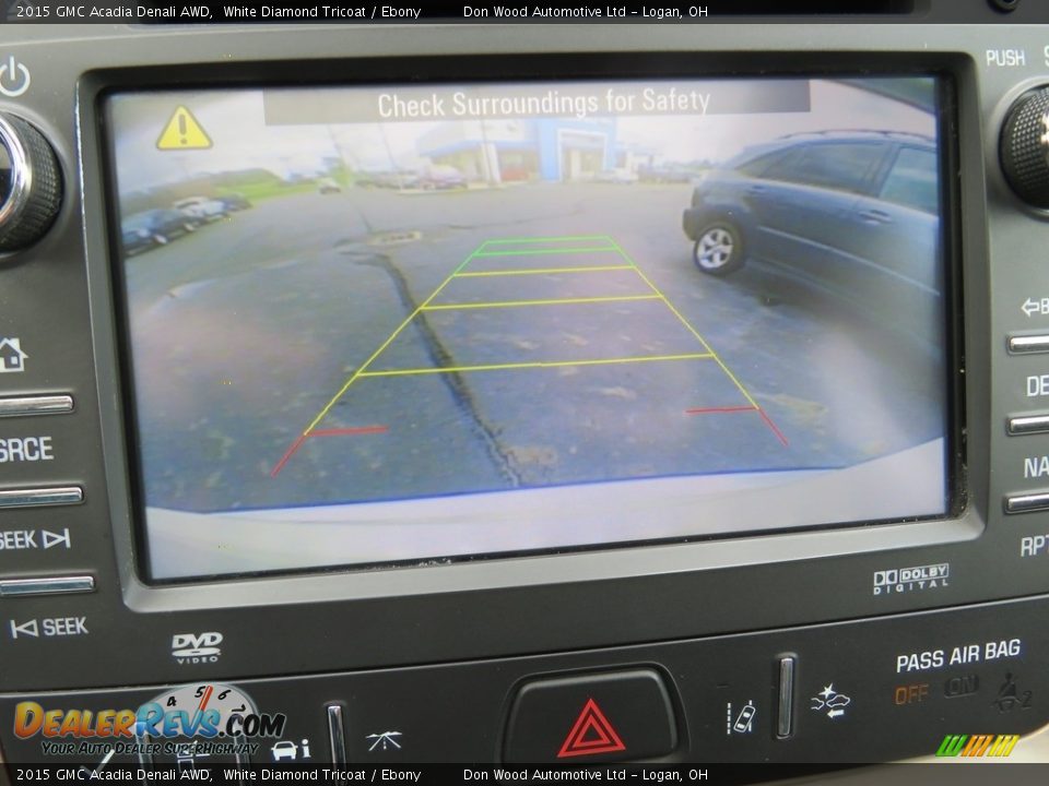 2015 GMC Acadia Denali AWD White Diamond Tricoat / Ebony Photo #5