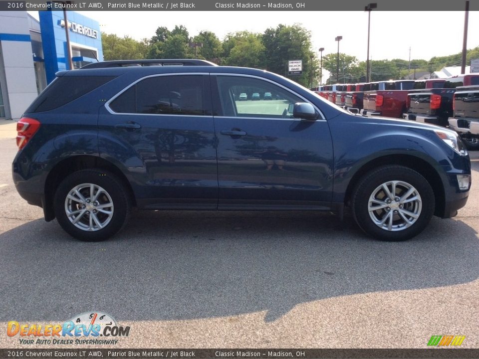 2016 Chevrolet Equinox LT AWD Patriot Blue Metallic / Jet Black Photo #8