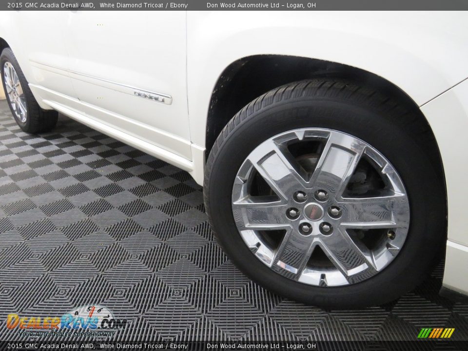 2015 GMC Acadia Denali AWD White Diamond Tricoat / Ebony Photo #6