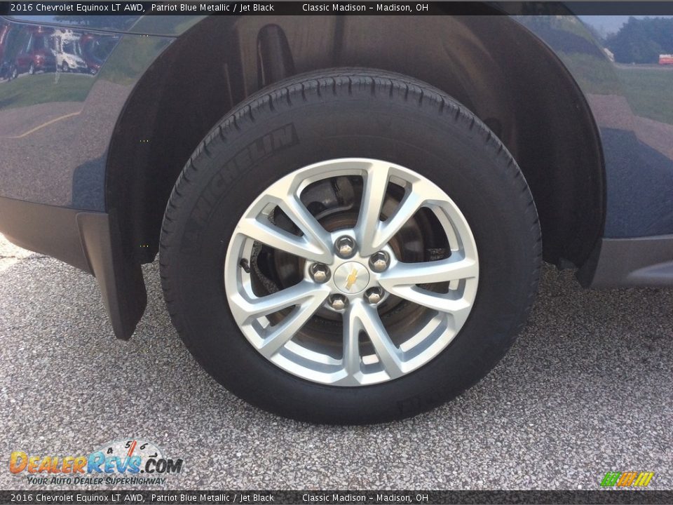 2016 Chevrolet Equinox LT AWD Patriot Blue Metallic / Jet Black Photo #10
