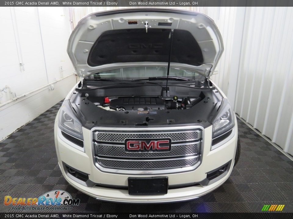 2015 GMC Acadia Denali AWD White Diamond Tricoat / Ebony Photo #9