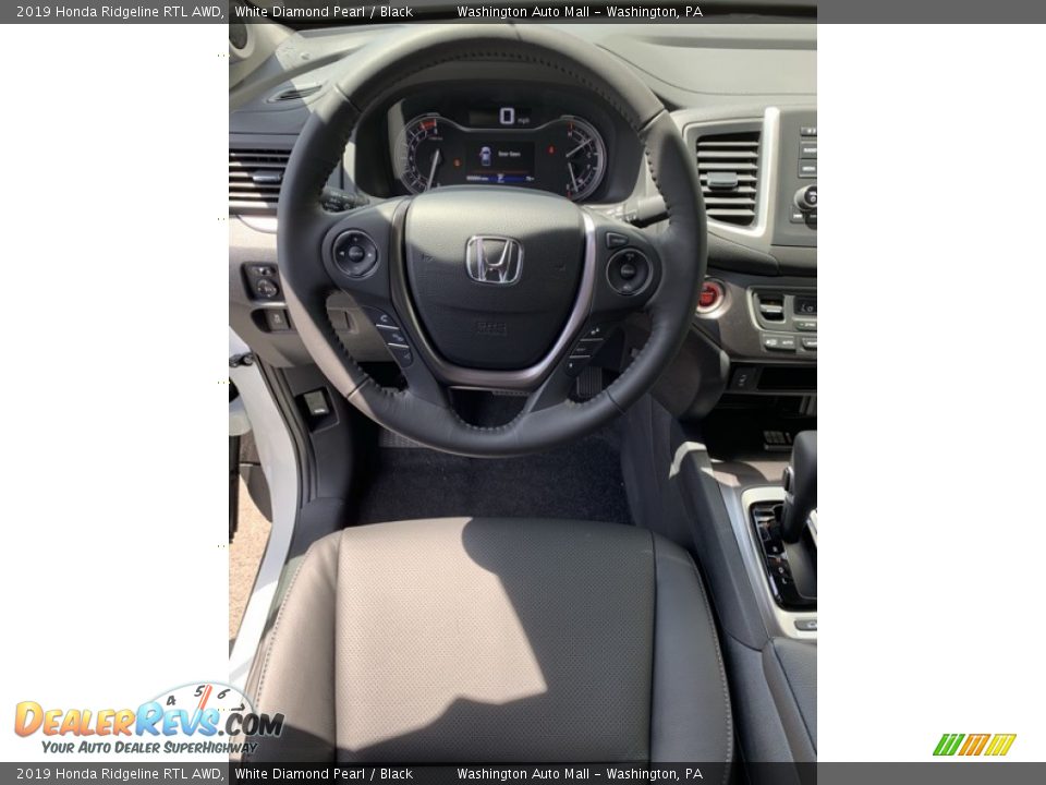 2019 Honda Ridgeline RTL AWD White Diamond Pearl / Black Photo #13