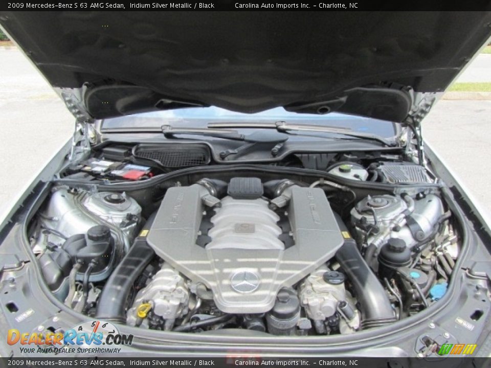 2009 Mercedes-Benz S 63 AMG Sedan Iridium Silver Metallic / Black Photo #25