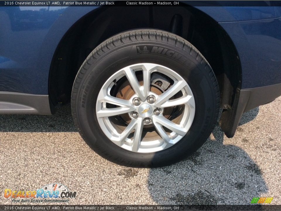 2016 Chevrolet Equinox LT AWD Patriot Blue Metallic / Jet Black Photo #11