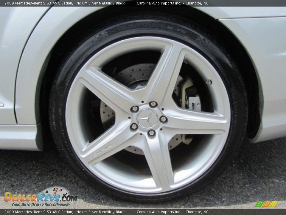 2009 Mercedes-Benz S 63 AMG Sedan Iridium Silver Metallic / Black Photo #26